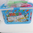 32 Pieces Fish Model Set Baby Magnetic Fishing Bath Toy Kid Pretend Play
