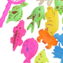 46Pcs Baby Bath Time Magnetic Fishing Toy Vivid Fish Model Set Kids Fish Squeaky Sound Toy Early Developmental
