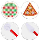 Funny Magnetic Wood Vegetables Pizza Pretend Play Set Kids Colorful Hand Eye Coordination Toy