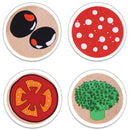 Funny Magnetic Wood Vegetables Pizza Pretend Play Set Kids Colorful Hand Eye Coordination Toy