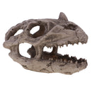 20cm Dinosaur Ceratopsia Skull Resin Model Collectibles Aquarium Ornament Home Decor