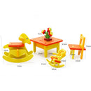 Wooden Kindergarten Assembly Blocks Set Family Kids Interactive Games Kids Intellectual Development Toy