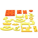 Wooden Kindergarten Assembly Blocks Set Family Kids Interactive Games Kids Intellectual Development Toy