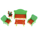 Colorful 3D Wood Puzzle Furniture Model Assembly Blocks Children Hand Eye Coordination Toy