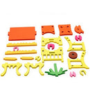 3D Wood Puzzle Bedroom Furniture Set DIY Assembly Blocks Model Kids Pretend Play Hands-on Toy Home Decor