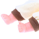 Realistic Baby Doll Soft Simulation Plastic 20.5inch Lifelike Baby Boy Doll Toy with Clothes Can Roar with Laughter By Battery