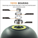 BEBOO Professional Alloy YoYo String Trick for 1 2 3 5A YoYo Ball Set KK Bearing Toy with Noctilucent Buckle