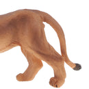 Simulation Wildlife Animals Lion Model Action Figures Kids Toy Collectibles Home Decor Yellow
