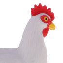 Environmental PVC Realistic Zoo Figures Jungle Farm Animals Cock Figurine Kids Toy Party Bag Favor White