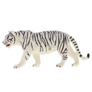 Simulation Wildlife Animals Siberian Tiger Model Action Figures Kids Toy Collectibles Home Decor White