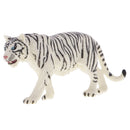 Simulation Wildlife Animals Siberian Tiger Model Action Figures Kids Toy Collectibles Home Decor White