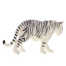 Simulation Wildlife Animals Siberian Tiger Model Action Figures Kids Toy Collectibles Home Decor White