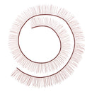 200Pcs (20*8CM) Bjd Doll False Eyelashes Doll Eyelash Strip for Baby Dolls Eyelashes Makeup Accessories Red Brown