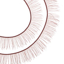 200Pcs (20*8CM) Bjd Doll False Eyelashes Doll Eyelash Strip for Baby Dolls Eyelashes Makeup Accessories Red Brown
