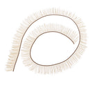 200Pcs Natural False Eyelashes Eye Lashes Strips for BJD Baby Doll 20cm length Makeup Accessory Tawny