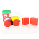 Colorful Baby Toddler Magnetic Train Toys Buliding Wooden Blocks Puzzle Game Educational Stacking Toy