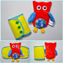4 Pieces Colorful Push Owl Learning Dressing Lacing Zipping Buckling Buttoning Practical Toy Kids Infant Intellectual Development Toys