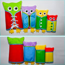 4 Pieces Colorful Push Owl Learning Dressing Lacing Zipping Buckling Buttoning Practical Toy Kids Infant Intellectual Development Toys