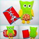 4 Pieces Colorful Push Owl Learning Dressing Lacing Zipping Buckling Buttoning Practical Toy Kids Infant Intellectual Development Toys