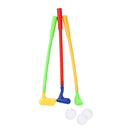 Mini Plastic Golf Ball Club Set Kids Outdoor Fun Backyard Sports Parent-child Toy