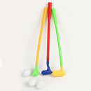 Mini Plastic Golf Ball Club Set Kids Outdoor Fun Backyard Sports Parent-child Toy