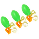 3pcs Plastic Speed Shuttle Pull Ball 2 Player Interaction Playground Fitness Sports Toy Green -L