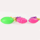 3pcs Plastic Speed Shuttle Pull Ball 2 Player Interaction Playground Fitness Sports Toy Green -L