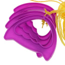 3pcs Plastic Speed Shuttle Pull Ball 2 Player Interaction Playground Fitness Sports Toy Pink Â–L