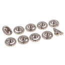 10Pcs Spinning Top Metal Performance Spare Parts Gyro Tips Parts Character Toys 1.5cm Diameter