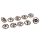 10Pcs Spinning Top Metal Performance Spare Parts Gyro Tips Parts Character Toys 1.5cm Diameter