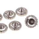 10Pcs Spinning Top Metal Performance Spare Parts Gyro Tips Parts Character Toys 1.5cm Diameter