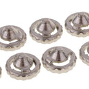 10Pcs Spinning Top Metal Performance Spare Parts Gyro Tips Parts Character Toys 1.5cm Diameter