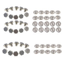 10Pcs Spinning Top Metal Performance Spare Parts Gyro Tips Parts Character Toys 1.5cm Diameter
