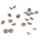 20Pcs Spinning Top Metal Performance Spare Parts Gyro Tips Parts Character Toys 1.5cm Diameter