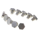 10Pcs/Lot Spinning Top Parts Kits Metal Performance Alloy Gyro Fighting Accessories Bolts Screws Fight Toys