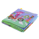 Baby Soft Cloth Nontoxic Fabric Books Rattle Early Educational Development Toys Learn Vehicles for Toddlers Infants Children Intellectual Kindergarten Preschool Learning Activity for Boys Girls