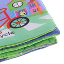 Baby Soft Cloth Nontoxic Fabric Books Rattle Early Educational Development Toys Learn Vehicles for Toddlers Infants Children Intellectual Kindergarten Preschool Learning Activity for Boys Girls