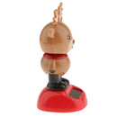 Plastic Solar Powered Dancing Flip Flap Car Home Desk Dancer Bobble Toy Ornament Reindeer