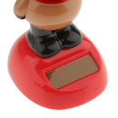Plastic Solar Powered Dancing Flip Flap Car Home Desk Dancer Bobble Toy Ornament Reindeer