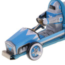 Vintage Tin Toys Race Car Racer Model with Wind Up Key Collectible Gifts