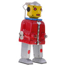 Wind Up Mechanical Walking Mr.Robot Clockwork Metal Tinplate Toys Adults Gifts