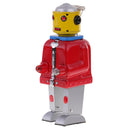 Wind Up Mechanical Walking Mr.Robot Clockwork Metal Tinplate Toys Adults Gifts