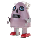 Retro Wind Up Walking Egg Alien Robot Clockwork Tin Toy Collectible Gift