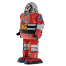 Wind Up Mechanical Walking Astronaut Robots Tin Toy Clockwork Collectibles