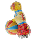 Classic Wind-up Toys Cute Dog Push Ball Clockwork Tin Toy for Adult Novelty