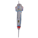 Retro Rocket Spaceship Model Clockwork Wind Up Tin Toy Collectible Gifts