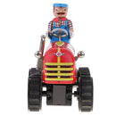 Classic Farm Tractor Tin Toy Collectible Clockwork Wind Up Toys Children Adult Gifts