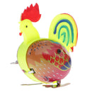 Classic Tin Toy Jumping Cock Clockwork Wind Up Kids Childs Collectible Toys