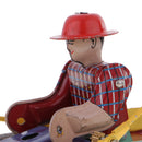 Retro WindUp Rowing Boat w/ Key Clockwork Metal Tin Toys Collectible Gifts-B