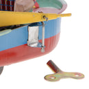 Retro WindUp Rowing Boat w/ Key Clockwork Metal Tin Toys Collectible Gifts-B